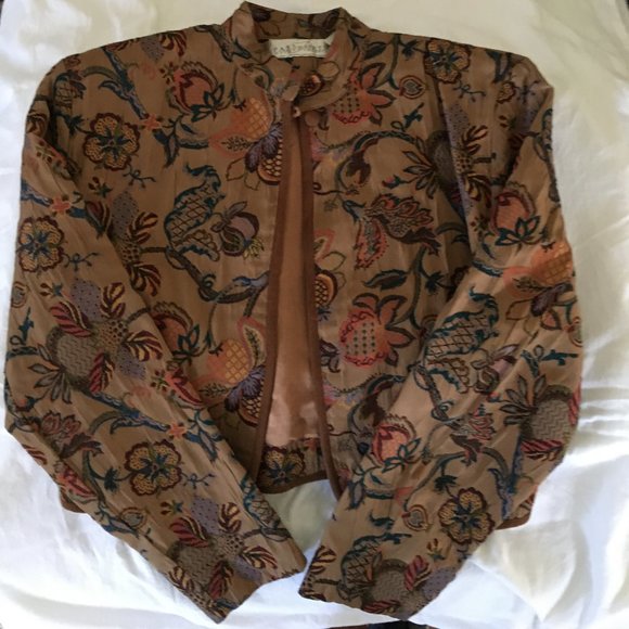 Passport of Pier 1 Imports Jackets & Blazers - Vintage Passports of Pier 1 Imports – Bolero  Cropped Jacket - Medium